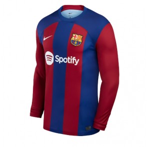 Maillot de foot Barcelona Domicile 2023-24 Manche Longue